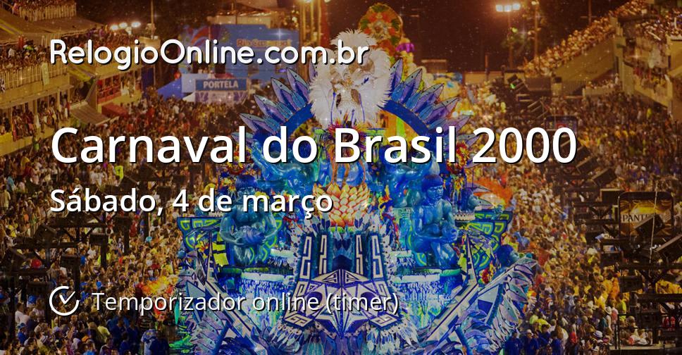 Carnaval do Brasil 2000 Temporizador online (timer)